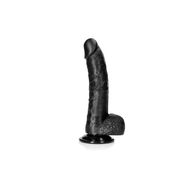 Silikonowe żylaste dildo z przyssawką 23 cm